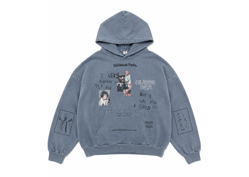 MADE BY KOZY CALABASAS PARKS WASHED HOODIE