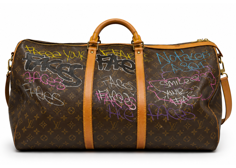 NYREE ARTS CUSTOM LOUIS VUITTON 55 DUFFLE