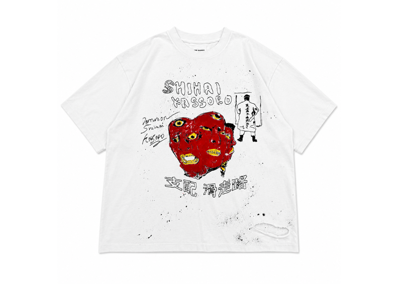 SHIHAI KASSORO three headed love Tee