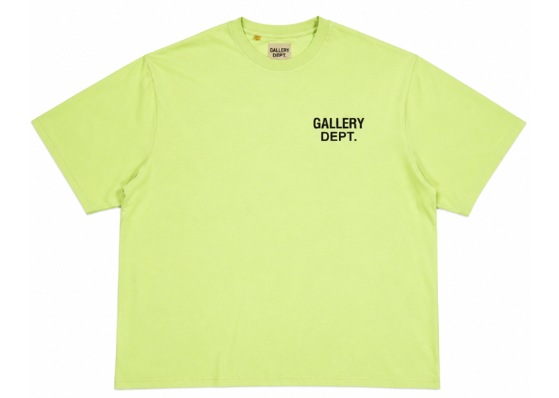Gallery Dept. Souvenir T-shirt Lime Green