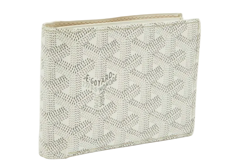 Goyard White Goyardine Coated Canvas Victoire Bifold Wallet