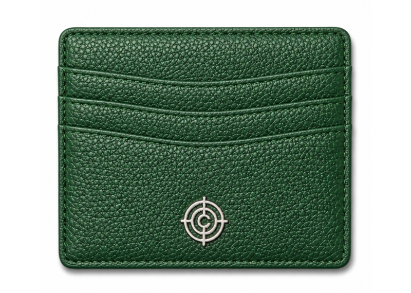 CLARITY STUDIOS FOREST GREEN CARD HOLDER
