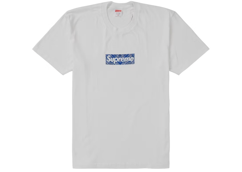 Supreme Bandana Box Logo Tee White