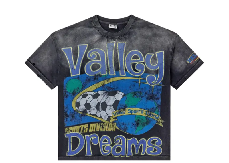 Vale Forever Futball Tee Washed/Black