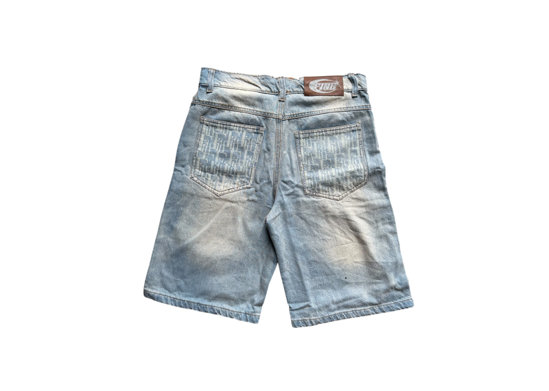 Fine Britches Denim Jorts Blue