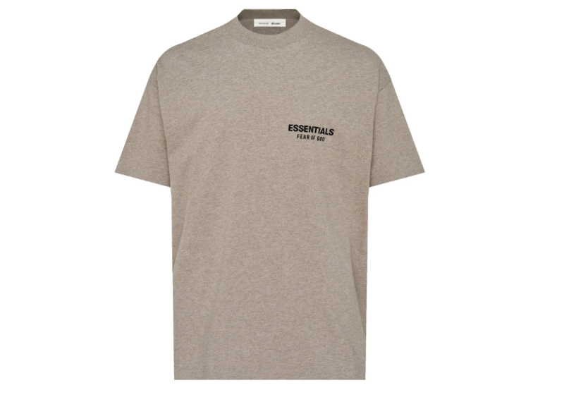 Fear Of God Essentials Logo T-Shirt Oatmeal