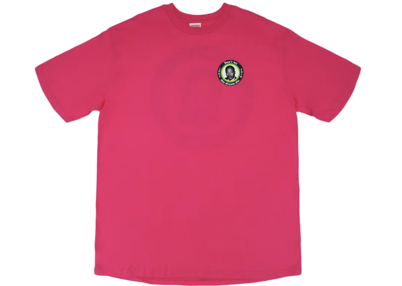 Supreme MLK Dream Tee Hot Pink