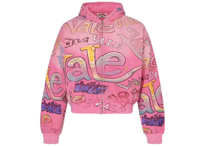 Vale Forever Bubblegum Zip Up Pink