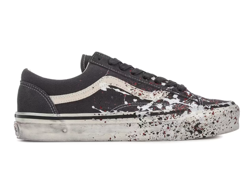 Vans Premium Old Skool 36 Paint Splatter Charcoal Grey