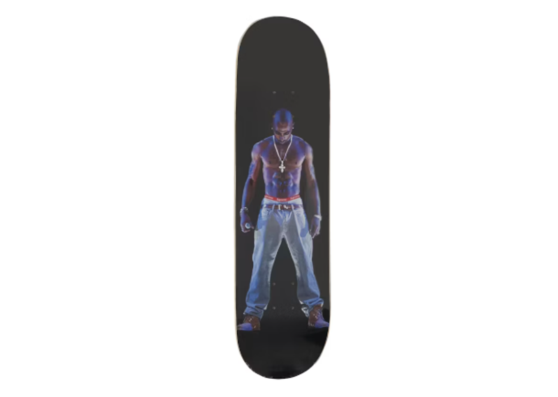Supreme Tupac Hologram Skateboard Deck Black