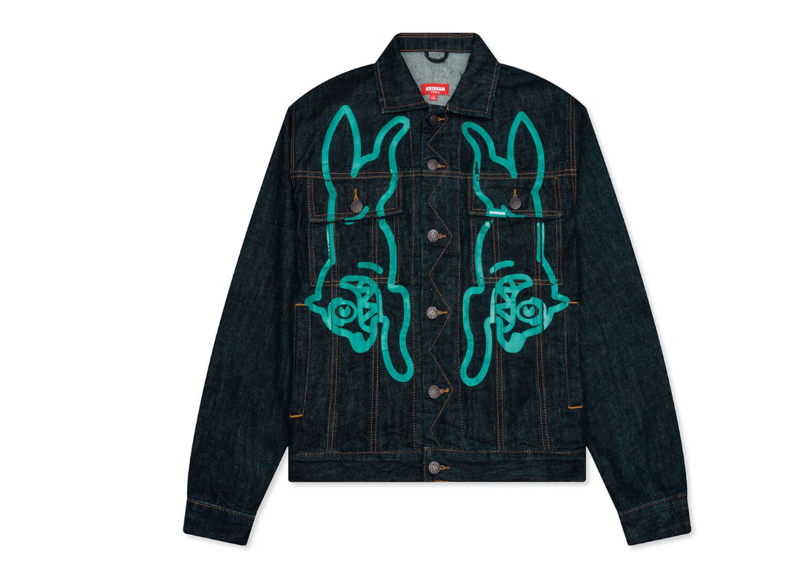 Icecream Leg Down Jacket - Raw Blue