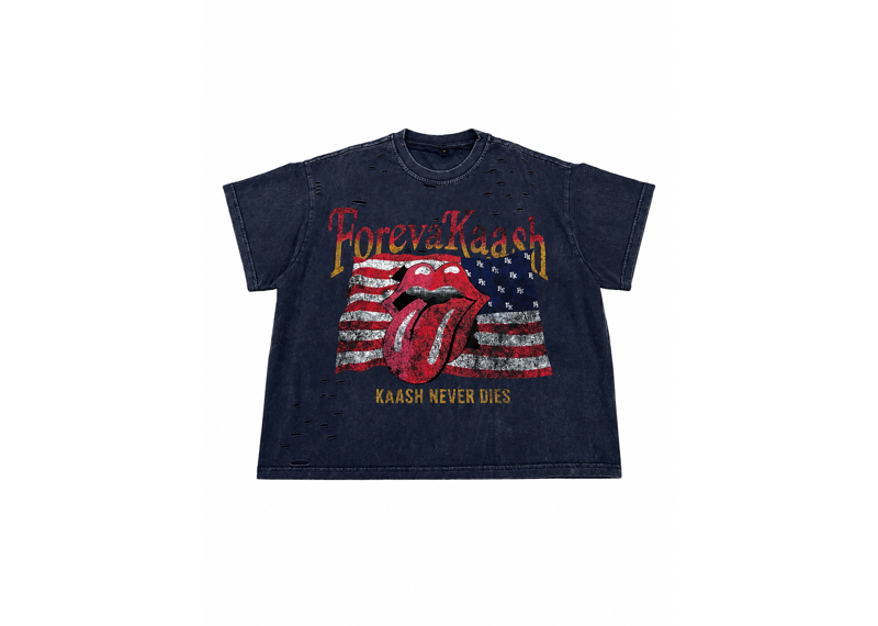 FOREVA KAASH DRINKING PROBLEM TEE NAVY