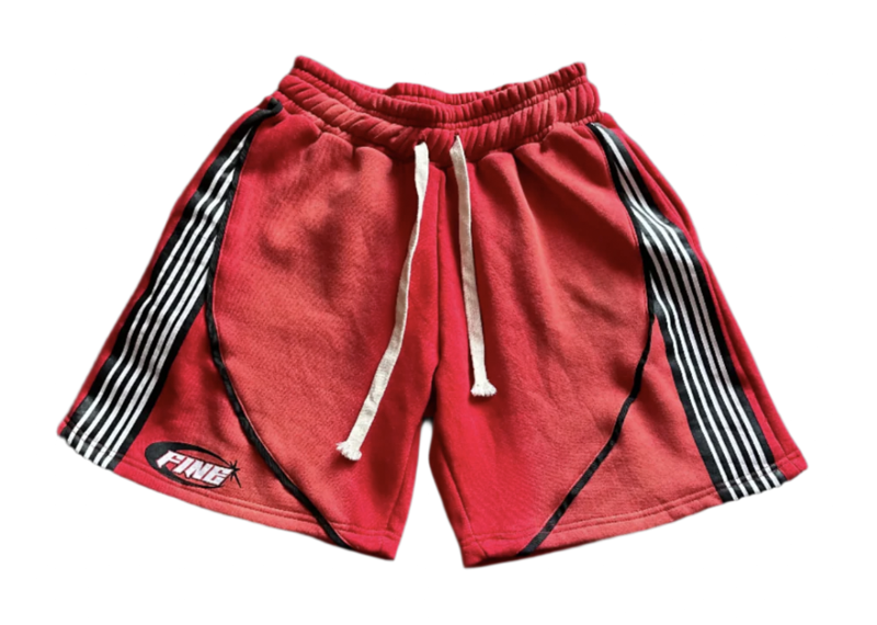 FINE BRITCHES BLACK CHERRY RACER SHORTS