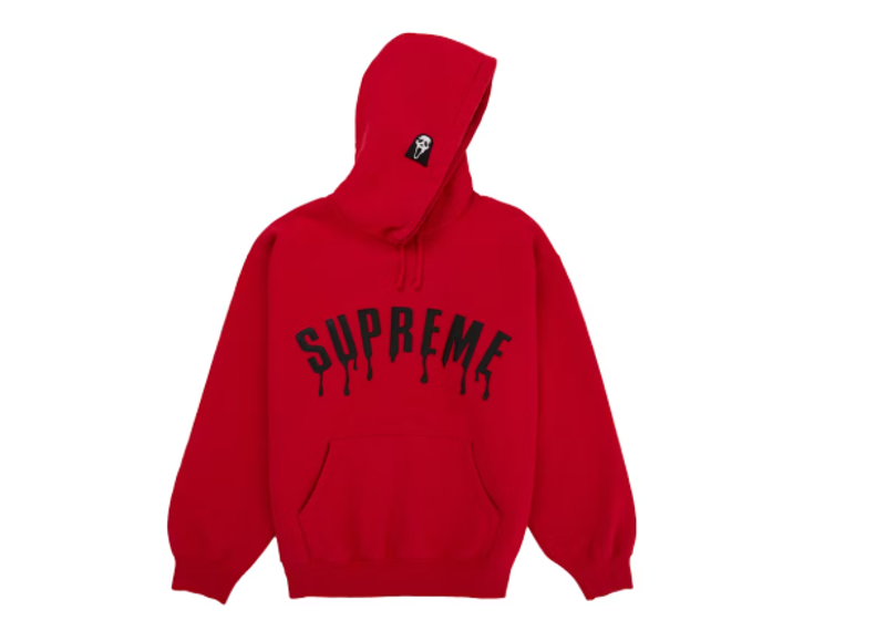 Supreme Ghostface Arc Hooded Sweatshirt Red