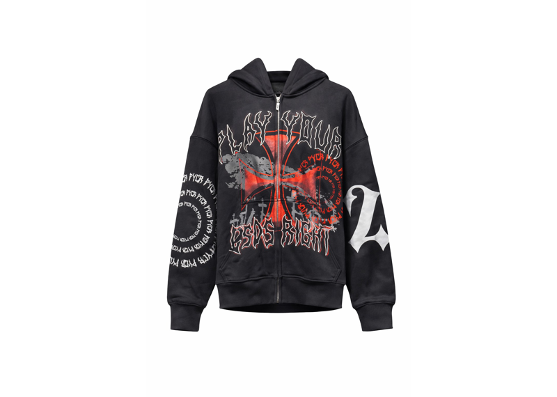 PYCR  HIGH STAKES ZIP UP RED