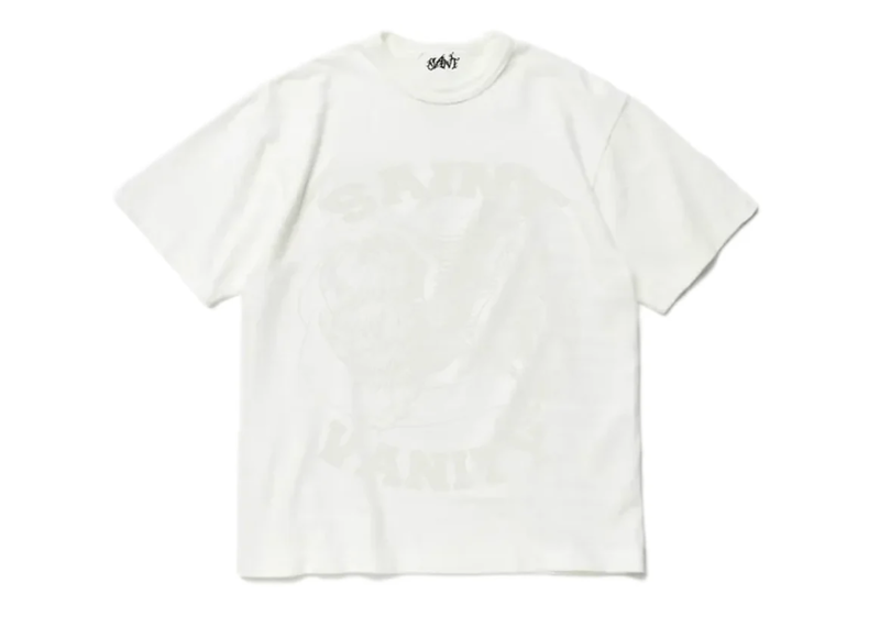 SAINT VANITY MONOCHROMATIC GRIFFIN WHITE TEE