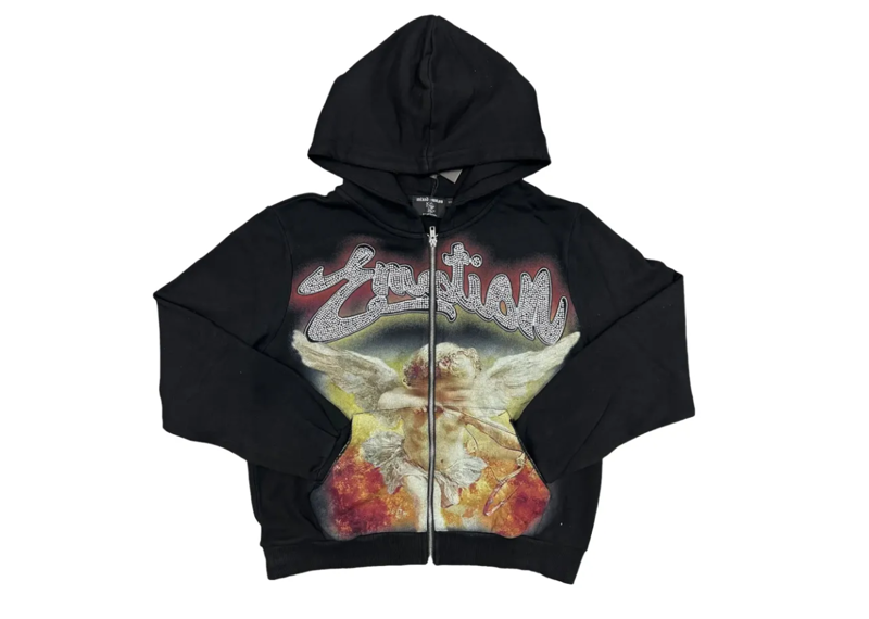 Mixed Emotion Angel Shooting Hoodie