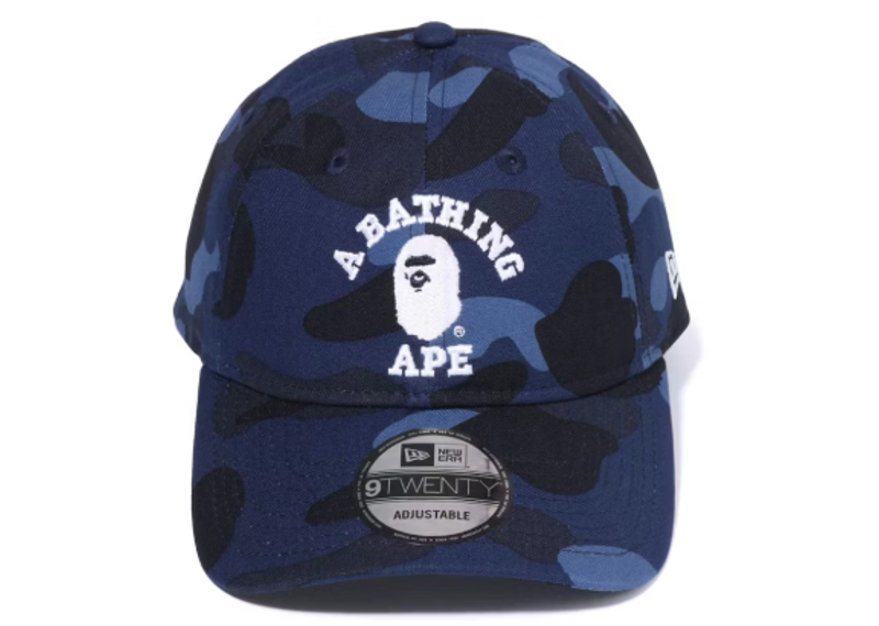 BAPE Color Camo College New Era 9Twenty Cap (FW22) Navy