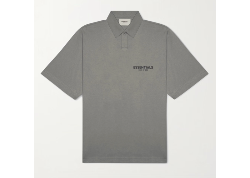 FEAR OF GOD ESSENTIALS Logo-Print Cotton-Jersey Polo Shirt