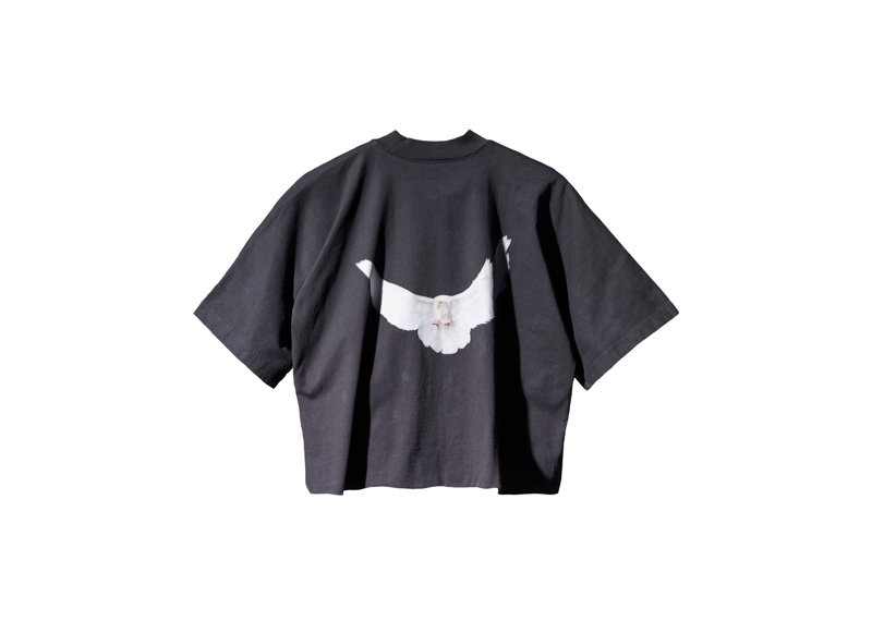 Yeezy Gap Engineered By Balenciaga Dove 3/4 Sleeve T-Shirt Black