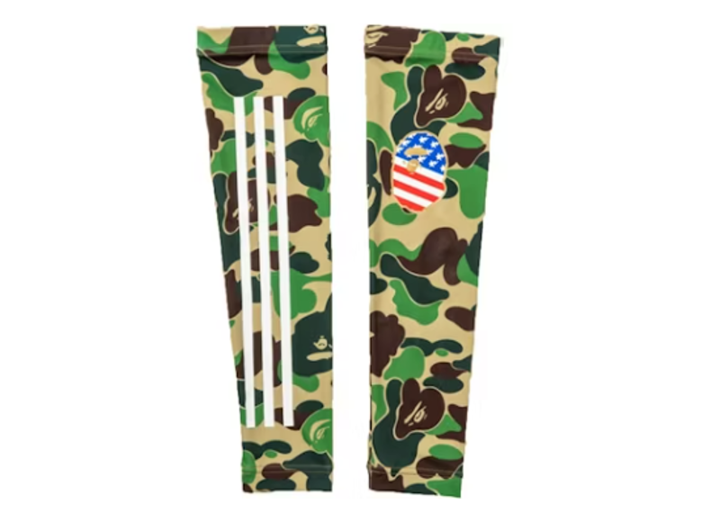 BAPE x Adidas Arm Sleeves Green