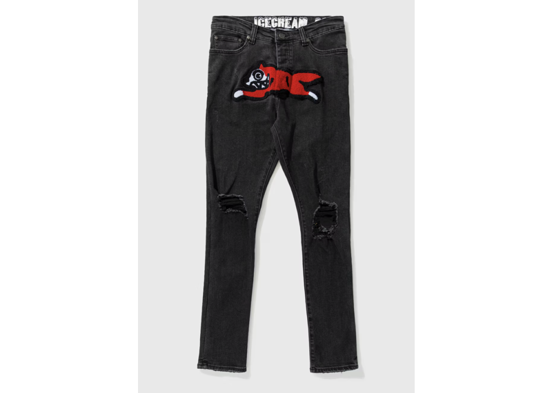 BLACK RUNNING DOG JEANS