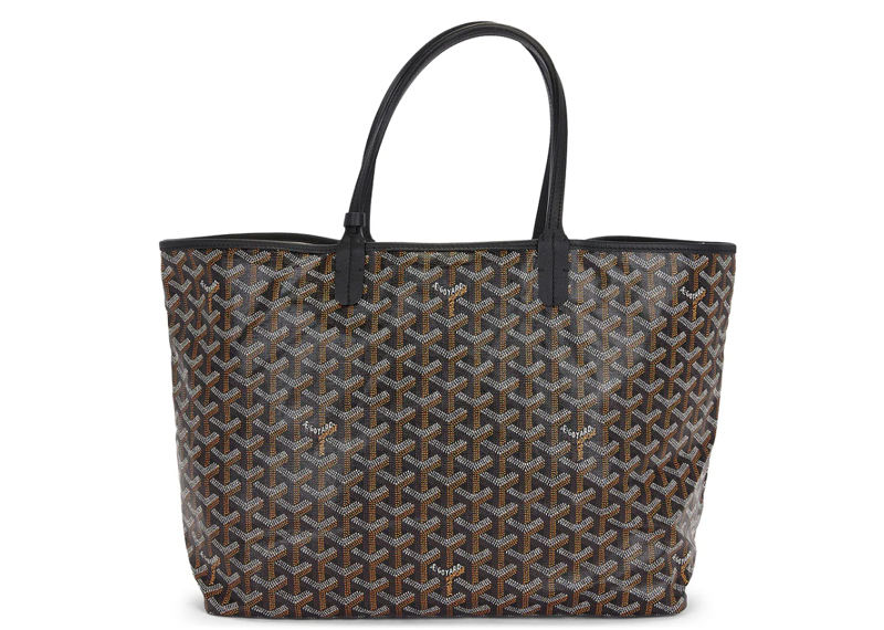 Goyard Noir Saint Louis GM Tote Bag