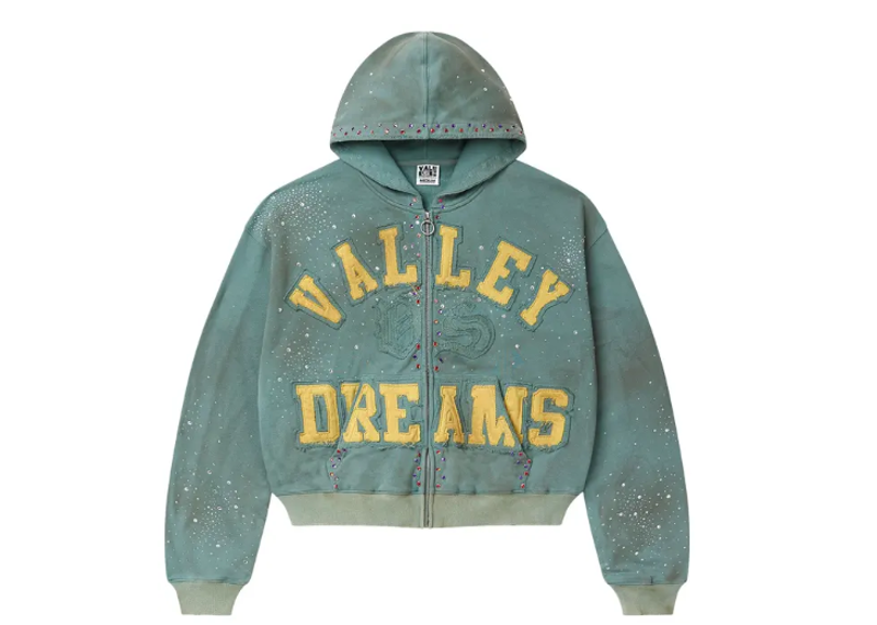 Vale Forever Bank Zip Up Dark Mint