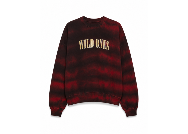 Amiri Red Wild Ones Tie Dye Sweatshirt
