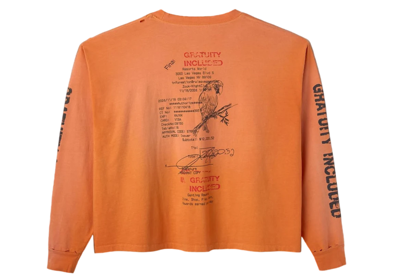 HMDD Gratuity Added Long Sleeve