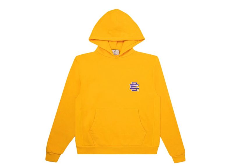 Eric Emanuel EE Basic/Core Hoodie - Yellow/Purple