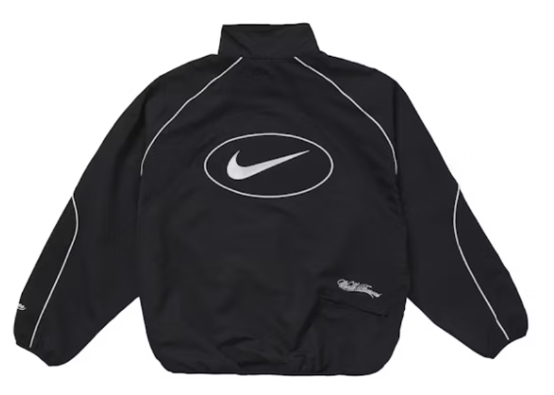 Supreme Nike Track Jacket Black (FLAWED)