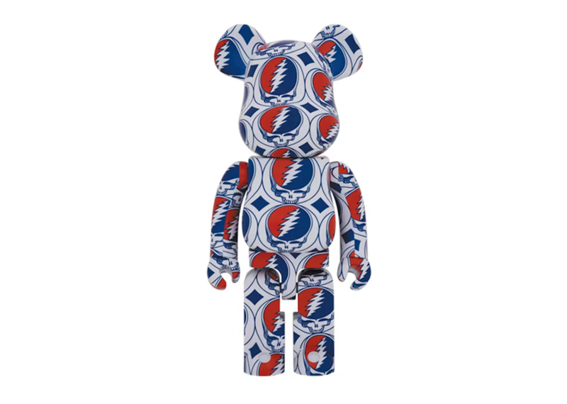 Bearbrick x Grateful Dead (Steal Your Face) 1000%