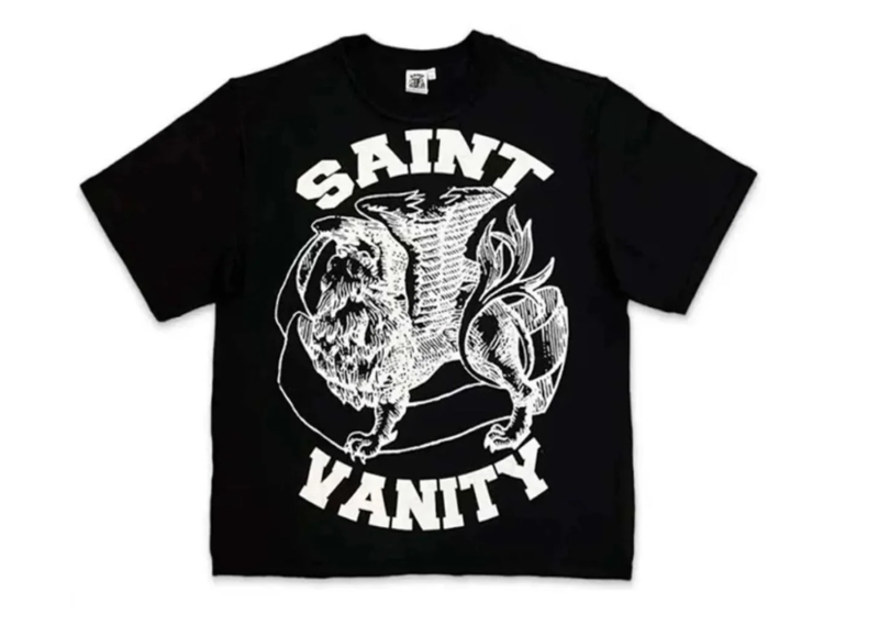 Saint Vanity Griffin Tee Black/White