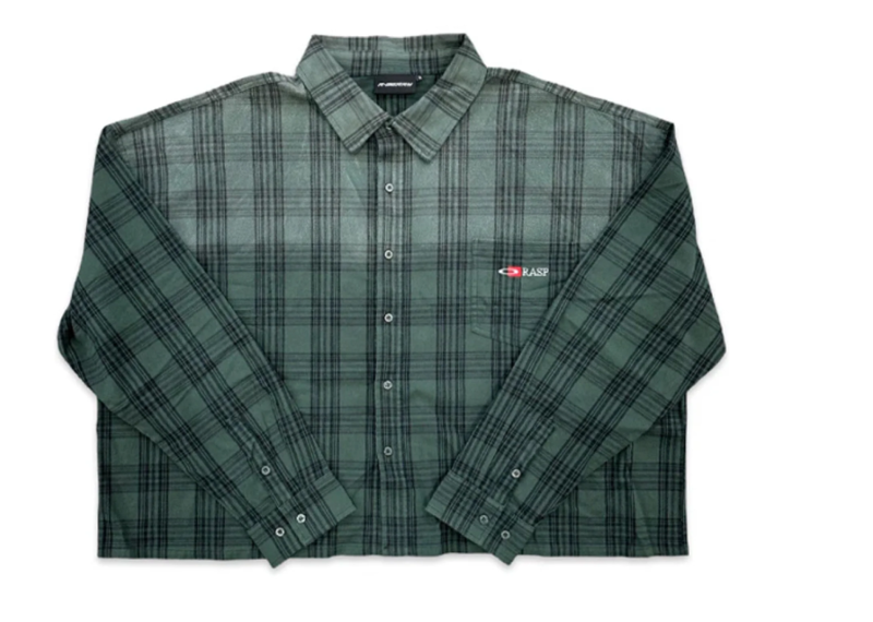 GV Gallery Raspberry Hills Green Flannel