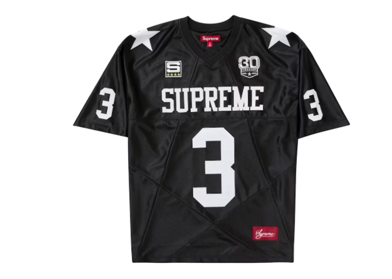 Supreme Star Football Jersey Black