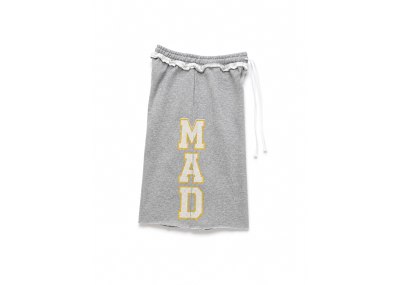 MAD STUDIOS AUNT MADDY GREY 3/4TH SHORTS