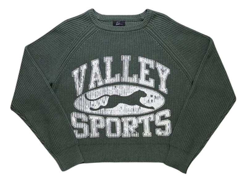 VALE FOREVER VALLEY SPORTS SPEED CAT SWEATER GREEN