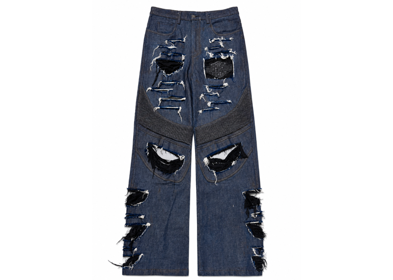 Miserere Sh*t Happens Double Knee Denim Navy