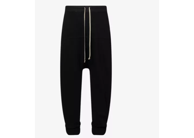 Rick Owens Prisoner Drawstring Sweats Black