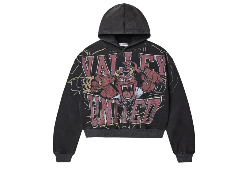 Vale Forever Valley Mascot Pullover Hoodie Black/Red