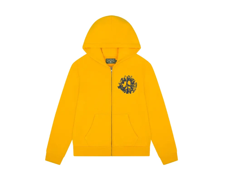 Denim Tears Denim University Zip Hoodie Yellow