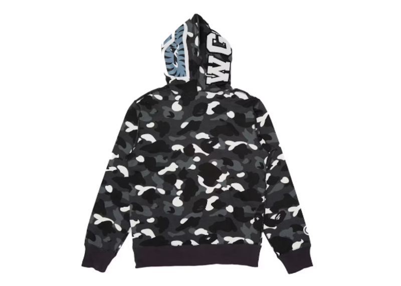 BAPE City Camo Shark WGM Full-Zip Hoodie (SS23) Black