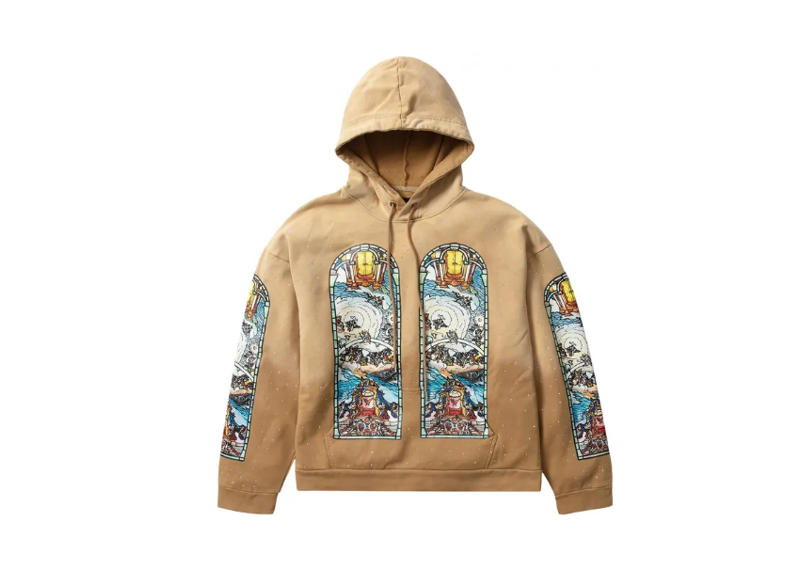 Who Decides War Chalice Embroidered Hoodie Cream