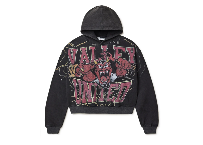 VALE FOREVER VALLEY MASCOT PULLOVER HOODIE BLACK