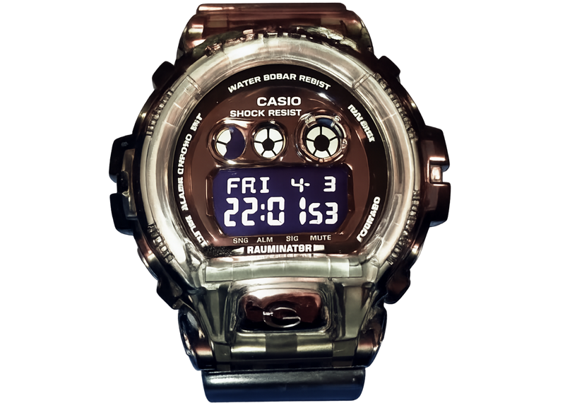 Casio G-SHOCKDigital Transparent Smoke