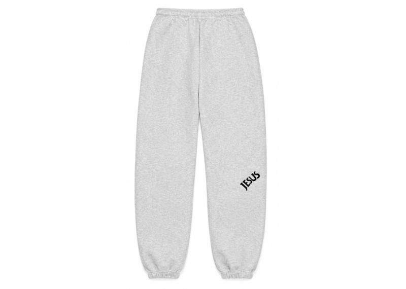 Kanye West Jesus Is King Heather Grey SweatPants