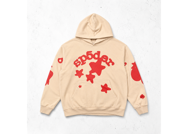 Sp5der Beluga Hoodie Cream Mens