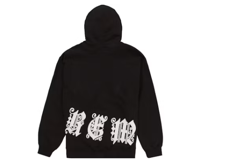 Supreme Old English Wrap Hooded Sweatshirt Black
