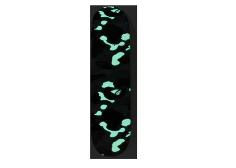 BAPE City Camo Skateboard Deck Black